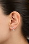 Heliophilia Silver Pendientes de Plata Esterlina 925 Plateados